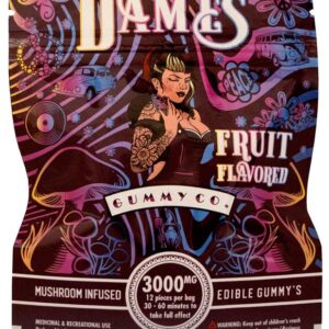 Dames Mushroom Infused Gummies 3000mg